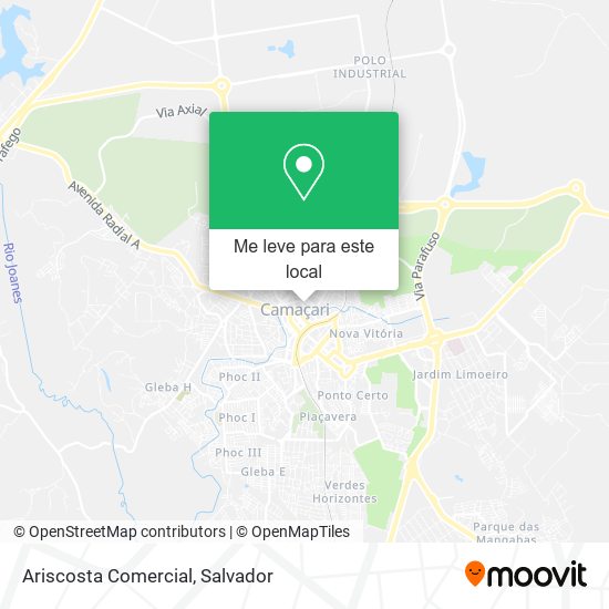 Ariscosta Comercial mapa