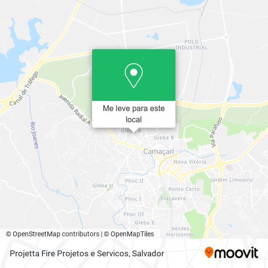 Projetta Fire Projetos e Servicos mapa