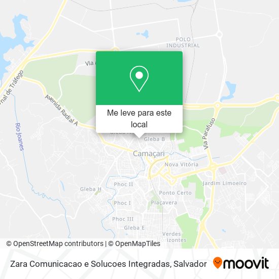 Zara Comunicacao e Solucoes Integradas mapa