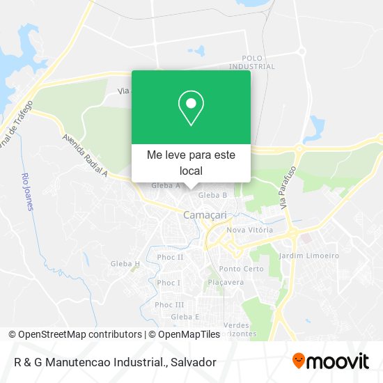 R & G Manutencao Industrial. mapa