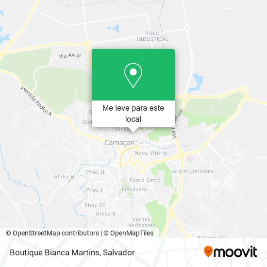 Boutique Bianca Martins mapa
