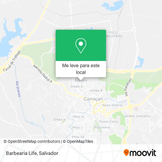 Barbearia Life mapa