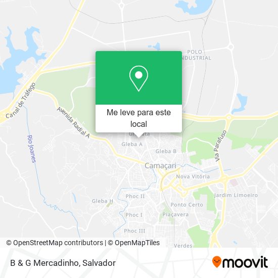 B & G Mercadinho mapa