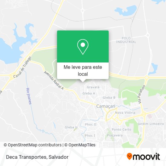 Deca Transportes mapa