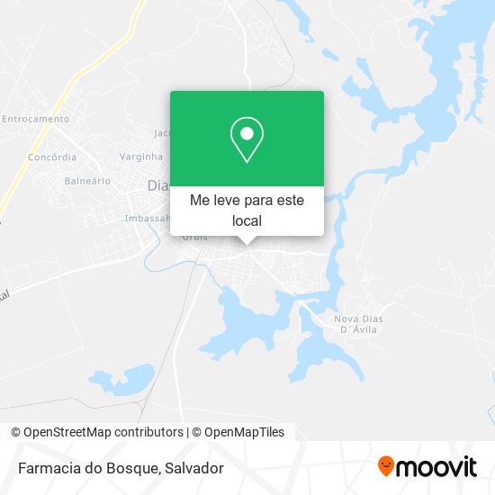 Farmacia do Bosque mapa