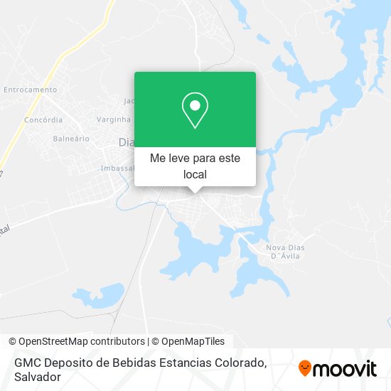 GMC Deposito de Bebidas Estancias Colorado mapa