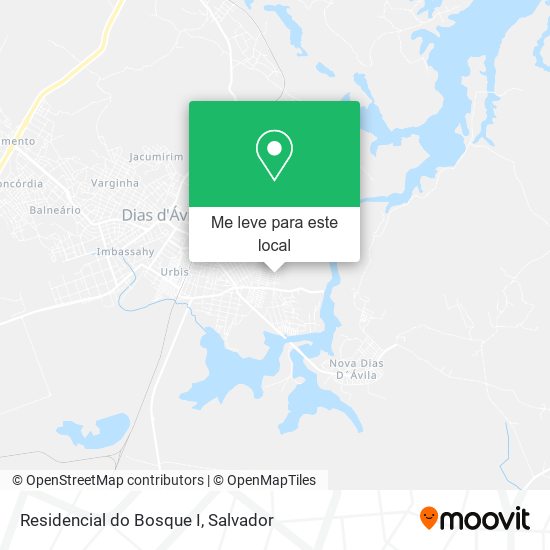 Residencial do Bosque I mapa