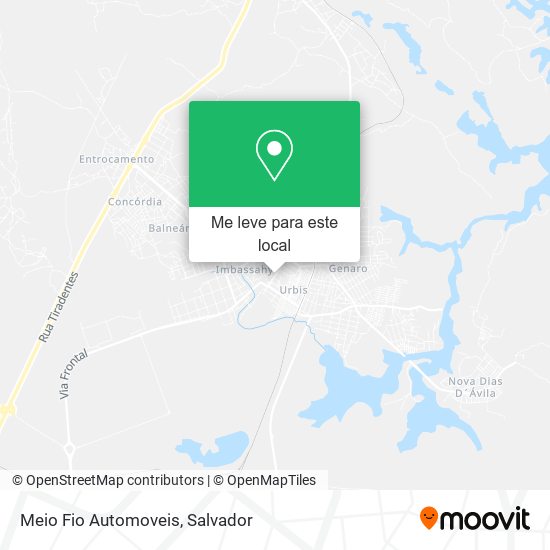 Meio Fio Automoveis mapa