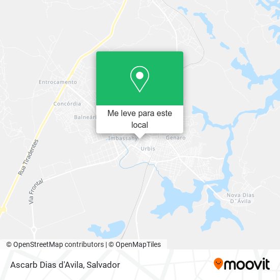 Ascarb Dias d'Avila mapa