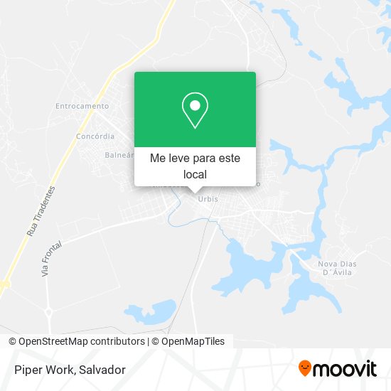 Piper Work mapa