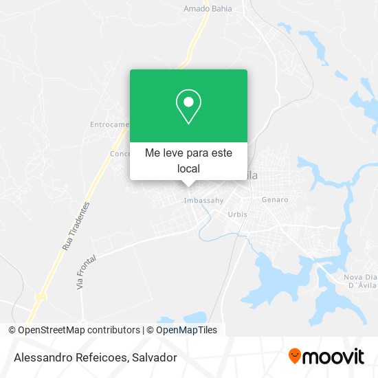 Alessandro Refeicoes mapa