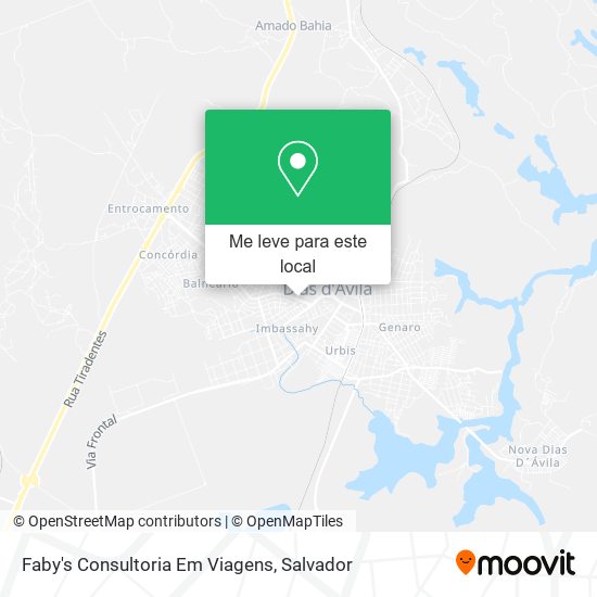 Faby's Consultoria Em Viagens mapa