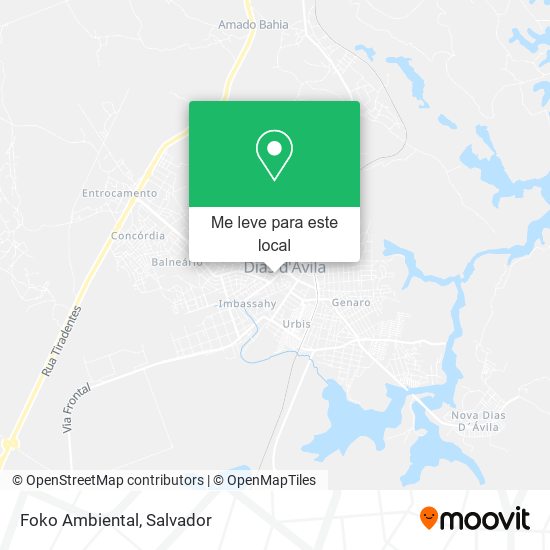 Foko Ambiental mapa