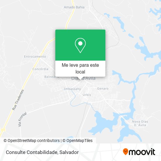 Consulte Contabilidade mapa