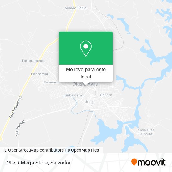 M e R Mega Store mapa
