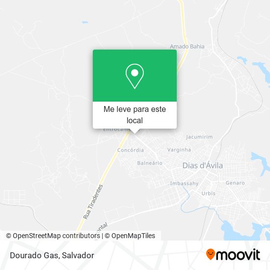Dourado Gas mapa