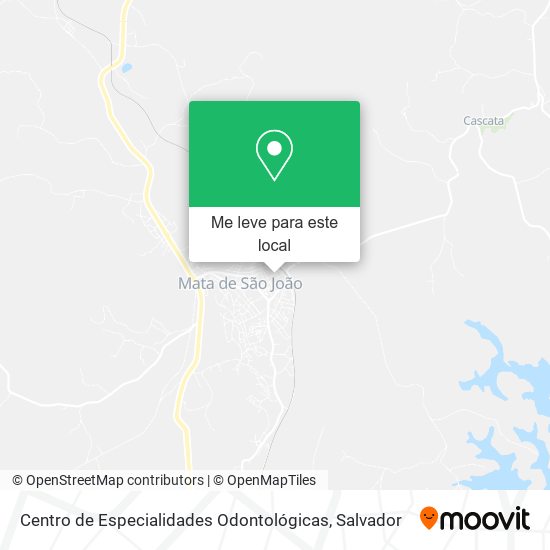 Centro de Especialidades Odontológicas mapa