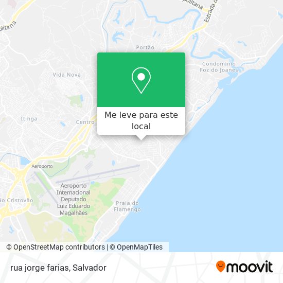 rua jorge farias mapa