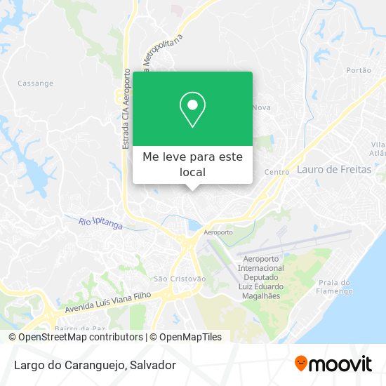 Largo do Caranguejo mapa
