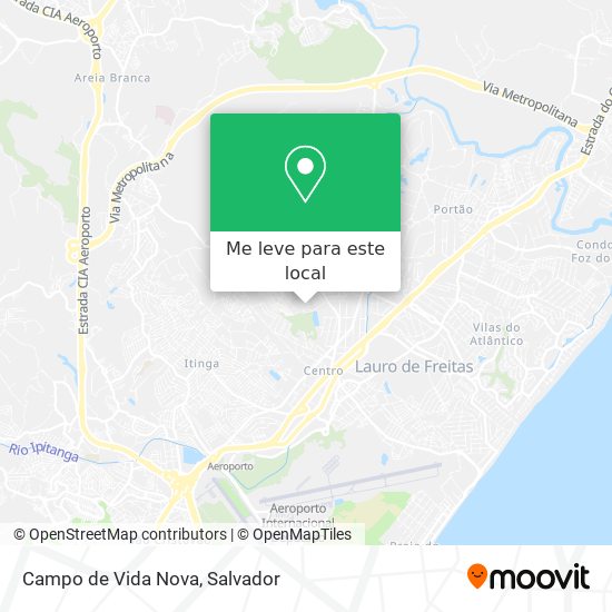 Campo de Vida Nova mapa