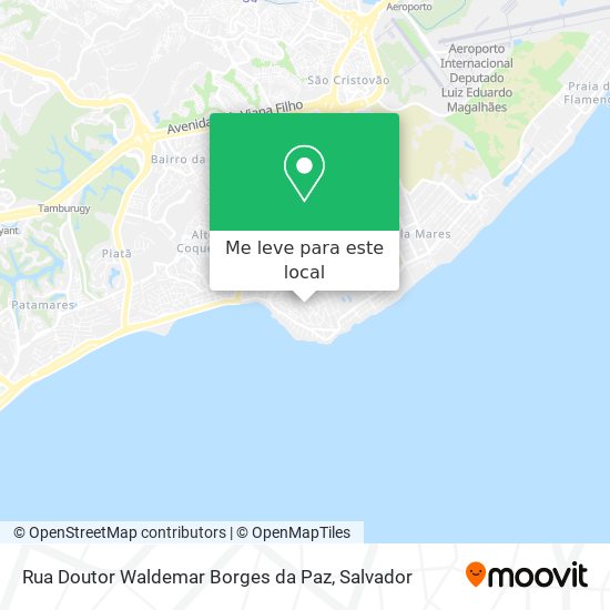 Rua Doutor Waldemar Borges da Paz mapa