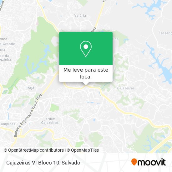 Cajazeiras VI Bloco 10 mapa