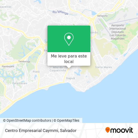 Centro Empresarial Caymmi mapa