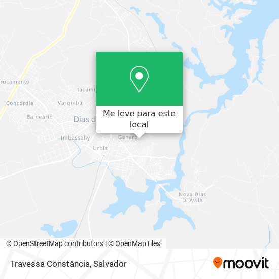 Travessa Constância mapa