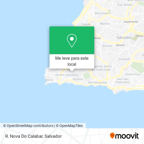 R. Nova Do Calabar mapa