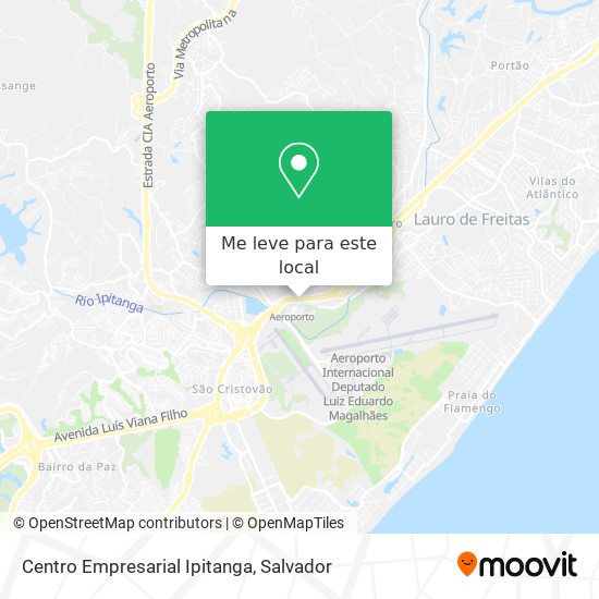 Centro Empresarial Ipitanga mapa