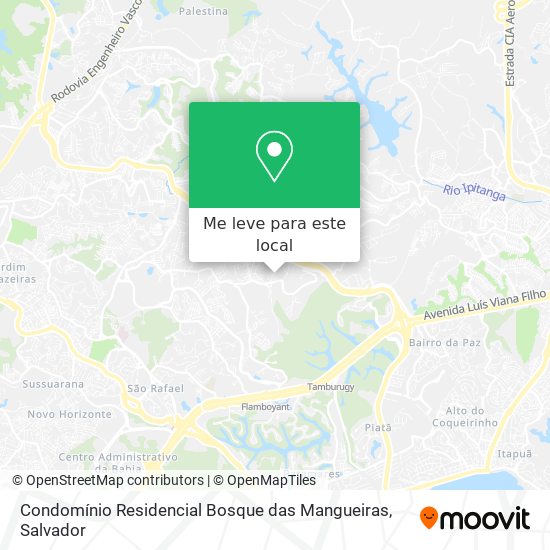 Condomínio Residencial Bosque das Mangueiras mapa