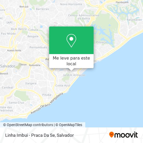 Linha Imbui - Praca Da Se mapa