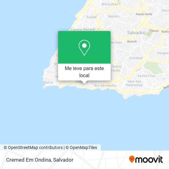 Cremed Em Ondina mapa