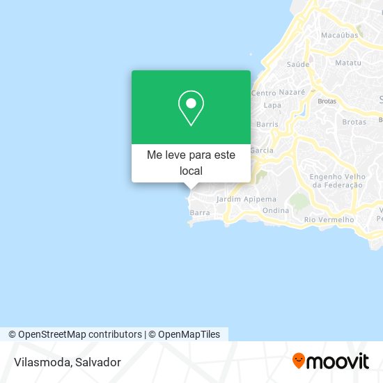 Vilasmoda mapa