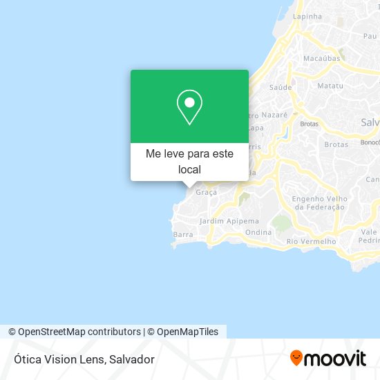 Ótica Vision Lens mapa