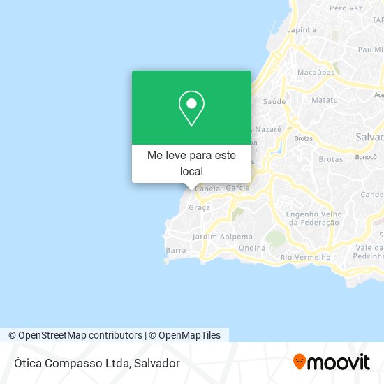 Ótica Compasso Ltda mapa