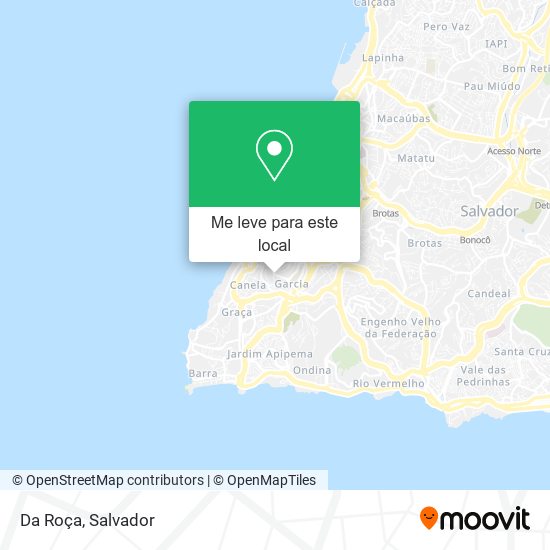 Da Roça mapa