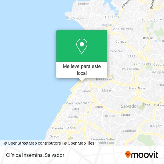 Clínica Insemina mapa
