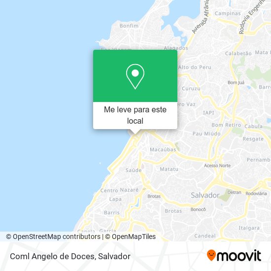 Coml Angelo de Doces mapa