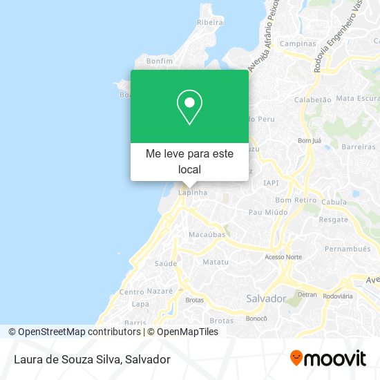 Laura de Souza Silva mapa