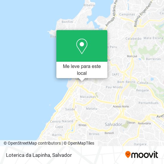 Loterica da Lapinha mapa