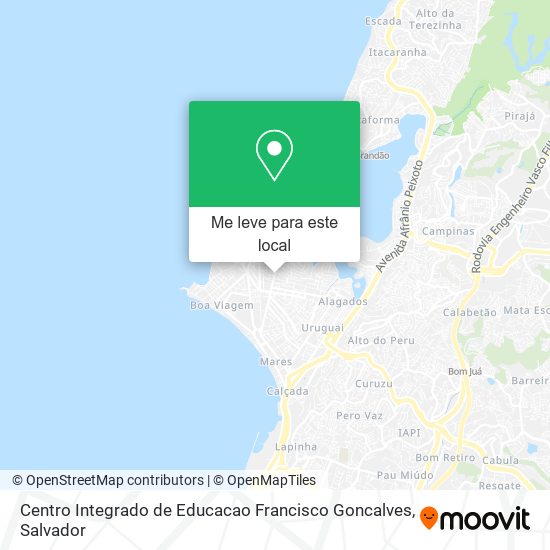 Centro Integrado de Educacao Francisco Goncalves mapa