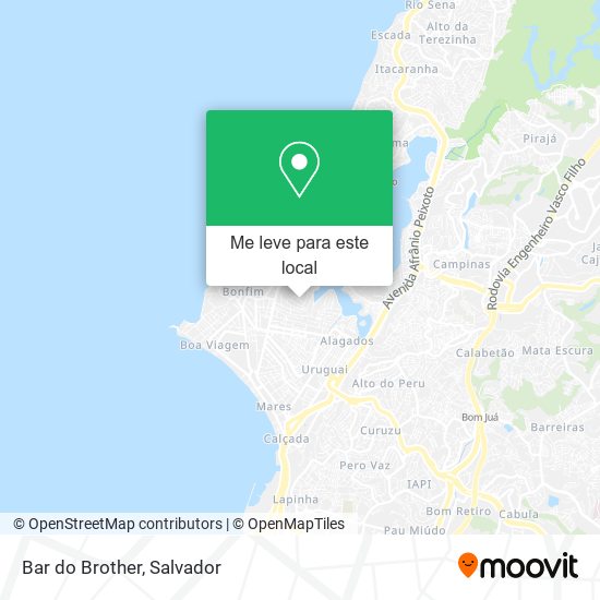 Bar do Brother mapa