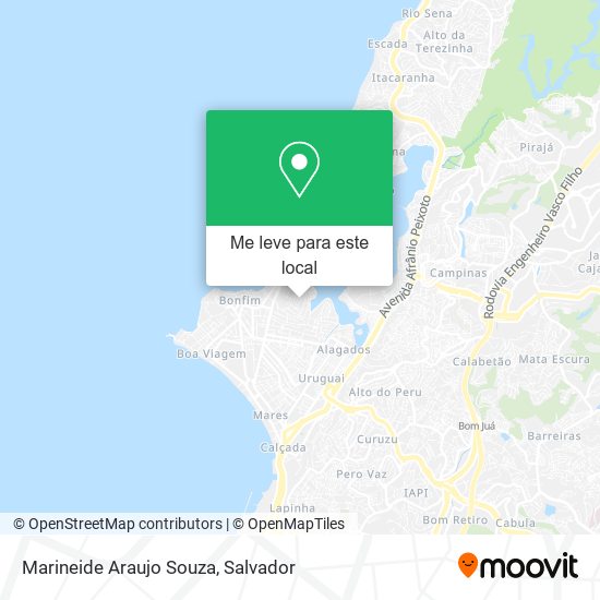 Marineide Araujo Souza mapa