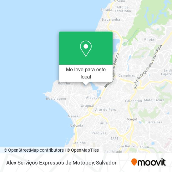 Alex Serviços Expressos de Motoboy mapa