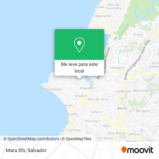 Mara Sfs mapa