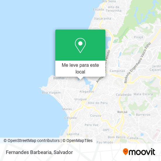 Fernandes Barbearia mapa