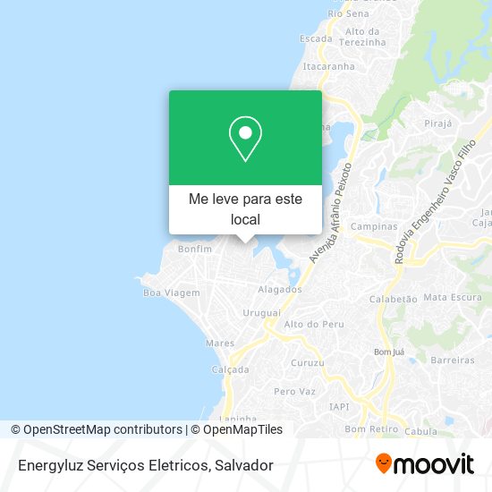 Energyluz Serviços Eletricos mapa