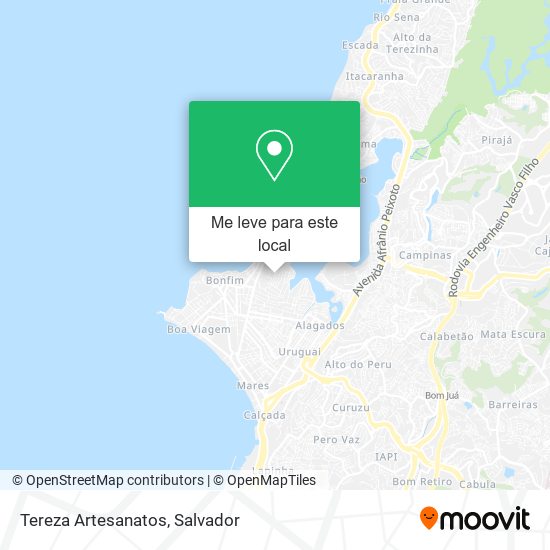 Tereza Artesanatos mapa