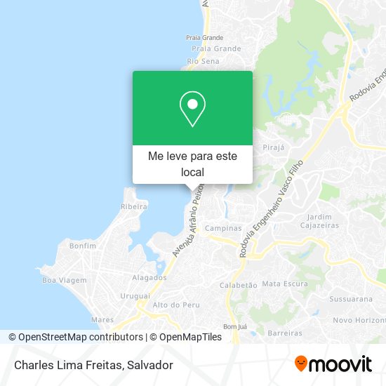 Charles Lima Freitas mapa